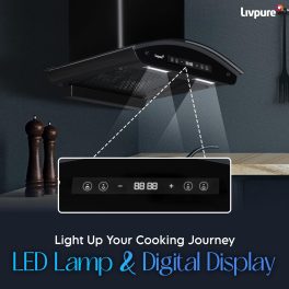 LIVPURE CH FLARE-60 FL-BLDC-HAC CURV BLK