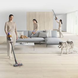 Dyson V15Absolute, Cord Less Vacuum Cleaner with LCD Screen, Up-To 60 Minutes Run Time, Transforms into handheld and no-touch bin emptying, Yellow