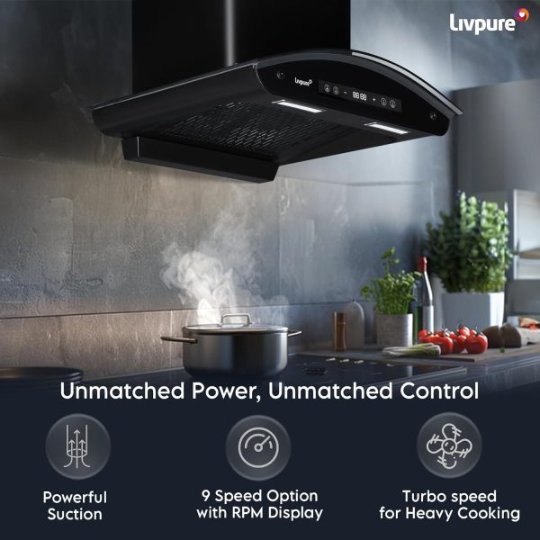 LIVPURE CH FLARE-60 FL-BLDC-HAC CURV BLK