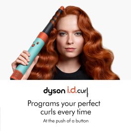 Dyson Airwrap, Hair Multi-styler and dryer with 3 Speed and 3 Heat Setting, Enhanced Coanda Airflow, Bluetooth and six attachments, Ceramic Platina