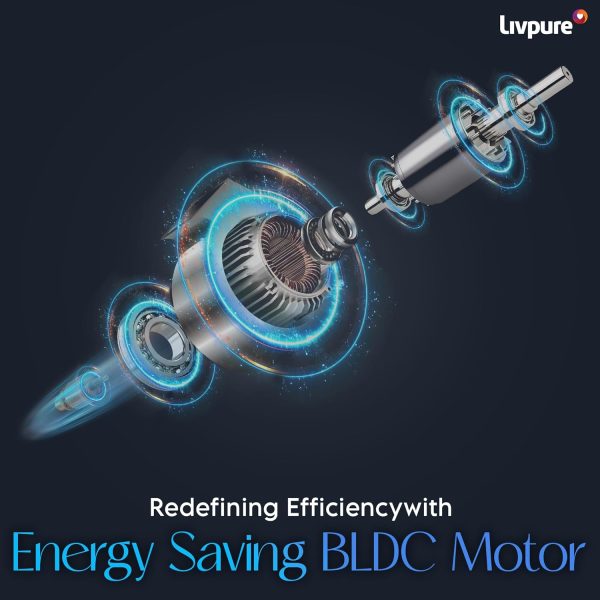LIVPURE CH FLARE-60 FL-BLDC-HAC CURV BLK