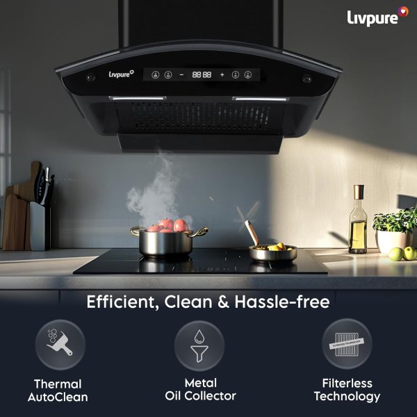 LIVPURE CH FLARE-60 FL-BLDC-HAC CURV BLK