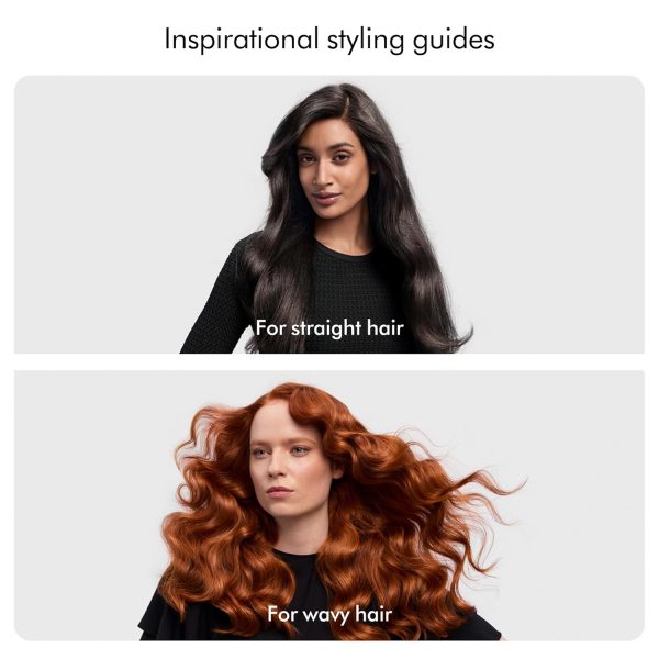 Dyson Airwrap, Hair Multi-styler and dryer with 3 Speed and 3 Heat Setting, Enhanced Coanda Airflow, Bluetooth and six attachments, Ceramic Platina
