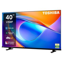 TOSHIBA 40V35RP, 100 cm (40 inches) V Series Full HD Smart LED TV, Bezel Less Design With REGZA Engine, Dual Band Wifi, Dolby Audio , Black