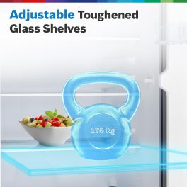 Bosch 269L 2 Star Inverter Frost free Double Door Refrigerator [CTN29K22NI], Black Pearl