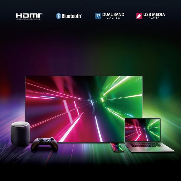 TOSHIBA 40V35RP, 100 cm (40 inches) V Series Full HD Smart LED TV, Bezel Less Design With REGZA Engine, Dual Band Wifi, Dolby Audio , Black