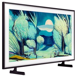 SAMSUNG QA55LS03FAAUL, The Frame Series 138 cm 55 inch QLED 4K Ultra HD Tizen TV with Built-in Alexa Voice Assistant, Black