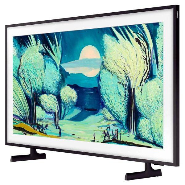 SAMSUNG QA55LS03FAAUL, The Frame Series 138 cm 55 inch QLED 4K Ultra HD Tizen TV with Built-in Alexa Voice Assistant, Black