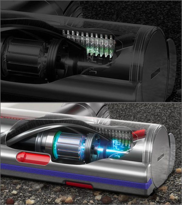Dyson V15Absolute, Cord Less Vacuum Cleaner with LCD Screen, Up-To 60 Minutes Run Time, Transforms into handheld and no-touch bin emptying, Yellow