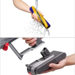 Dyson V15Absolute, Cord Less Vacuum Cleaner with LCD Screen, Up-To 60 Minutes Run Time, Transforms into handheld and no-touch bin emptying, Yellow