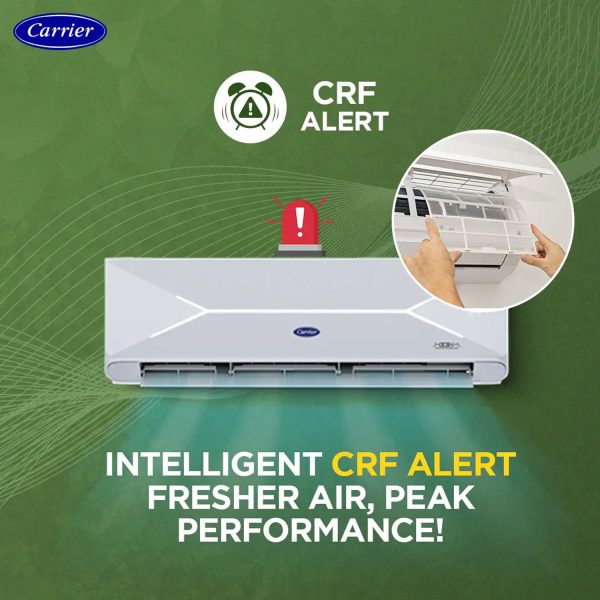 Carrier XPERT LUMO Fxi, 1 Ton 3 Star 6 in 1 Convertible Inverter Split Smart AC with Wi-Fi Supported, Copper Condenser, White