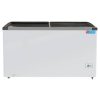 Icemake IGT450, 2 In 1 Convertible 400 Litre Glass Top Double Door Deep Freezer With Manual Defrost, White