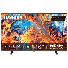 TOSHIBA 43C350ME, 108cm (43 inches) C Series 4K Ultra HD Smart LED TV, Bezel Less Design With REGZA Engine 4K, AI Picture Optimizer, AI 4K Upscaling, Wifi, Dolby Atmos, Black