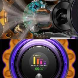 Dyson V15Absolute, Cord Less Vacuum Cleaner with LCD Screen, Up-To 60 Minutes Run Time, Transforms into handheld and no-touch bin emptying, Yellow