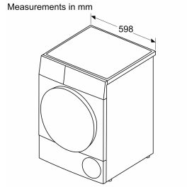 BOSCH WPG24100IN Series 4 9 kg Fully Automatic Front Load Dryer, White