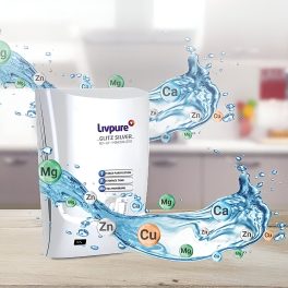 Livpure Glitz Silver, RO+UF+Mineralizer Water Purifier with 7 Litre Storage and 7 Stage of Purification, White
