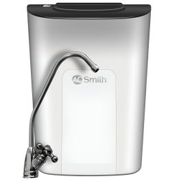 AO SMITH U2 PRO, UV Water Purifier, Healthy drinking water with 6 stage purification, Compact under the sink design, Gooseneck Faucet, BPA - Free, White