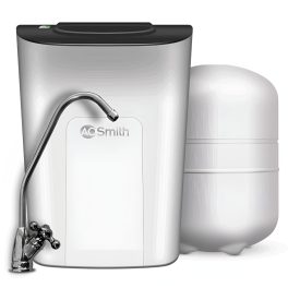 AO Smith U2 Pro Plus, Under the Sink UV Water Purifier with 6 stage purification, Goose neck Faucet and 1 Year Warranty, White