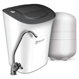 AO Smith U2 Pro Plus, Under the Sink UV Water Purifier with 6 stage purification, Goose neck Faucet and 1 Year Warranty, White