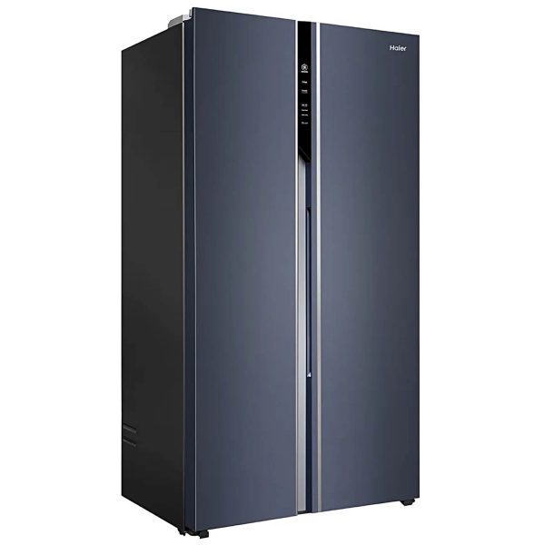 Haier HES-690GK, 596 Litre 3 Star Side-by-Side Refrigerator with 100% Convertible Fridge Space and Expert Inverter Technology, Graphite Black