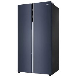 Haier HES-690GK, 596 Litre 3 Star Side-by-Side Refrigerator with 100% Convertible Fridge Space and Expert Inverter Technology, Graphite Black