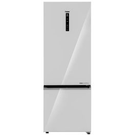 Haier HRB-3753PMG-P, 325 Litres 3 Star 14-in-1 Convertible Triple Inverter & Dual Fan Technology, with Display Frost Free Double Door Bottom Mount Refrigerator, Mirror Glass