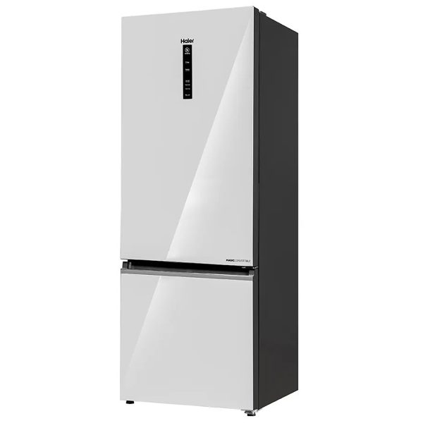 Haier HRB-3753PMG-P, 325 Litres 3 Star 14-in-1 Convertible Triple Inverter & Dual Fan Technology, with Display Frost Free Double Door Bottom Mount Refrigerator, Mirror Glass