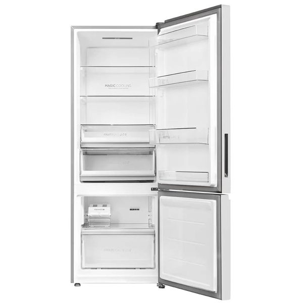 Haier HRB-3753PMG-P, 325 Litres 3 Star 14-in-1 Convertible Triple Inverter & Dual Fan Technology, with Display Frost Free Double Door Bottom Mount Refrigerator, Mirror Glass