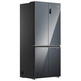 Haier HRB-600MGU1, 520 L 3 Star, Lumiere Series Wi-Fi enabled 4-Door Side by Side frost free Refrigerator with 85% Convertible Fridge & Expert Inverter Technology, Colourful Display Panel, Mirror Glass