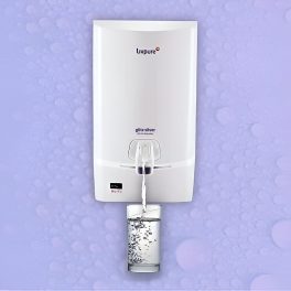 Livpure Glitz Silver, RO+UF+Mineralizer Water Purifier with 7 Litre Storage and 7 Stage of Purification, White