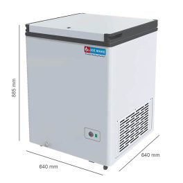 Icemake IHT175 SD, 100 Litre Convertible Single door Deep Freezer with Auto Defrest and 4 year Compressor Warranty, White