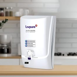 Livpure Glitz Silver, RO+UF+Mineralizer Water Purifier with 7 Litre Storage and 7 Stage of Purification, White