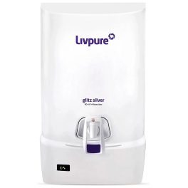Livpure Glitz Silver, RO+UF+Mineralizer Water Purifier with 7 Litre Storage and 7 Stage of Purification, White