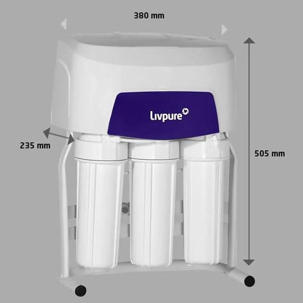 LIVPURE WP UTC NEON (RO+UV+UF+TE) 8Ltr, White
