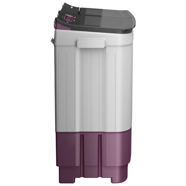 BOSCH WJP802V0IN, 8 kg 5 Star with 1300 High RPM Spin Motor Semi Automatic Top Load Washing Machine,3 Wash Programs, Anti-Rust Body, Wine