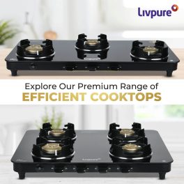 LIVPURE CELESTIA AUTO IGNITION 3 BI Cook Top