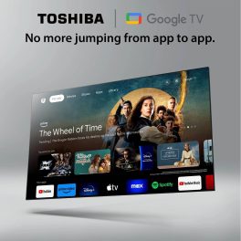 TOSHIBA 43E38RP, 108cm (43 inch) QLED Full HD Smart Google TV 2025 Edition with 30W Powerful Sound, Dolby Audio, Apple Airplay, Quantum Dot Colour, Bezel Less Design, Super Bright Panel, Silver