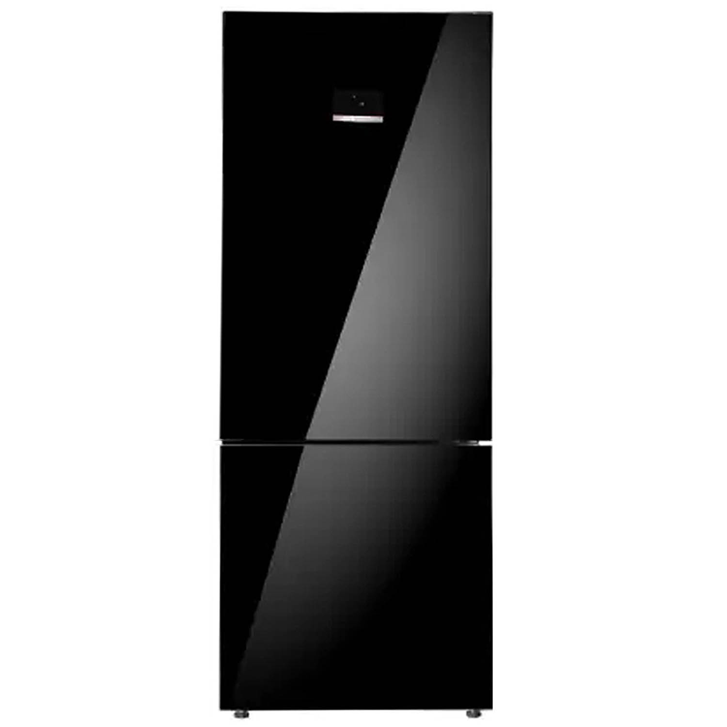 Bosch KGN56LB42I, 508 Litre 2 Star Bottom Freezer Refrigerator, Black Glass Bosch KGN56LB42I, 508 Litre 2 Star Bottom Freezer Refrigerator, Black Glass