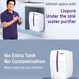 Livpure Stealth Under Counter Water Purifier, RO+UV 6 Stage Purification Technology, 7L Storage Tank, Sleek & Compact Design, White