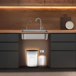AO Smith U2 Pro Plus, Under the Sink UV Water Purifier with 6 stage purification, Goose neck Faucet and 1 Year Warranty, White