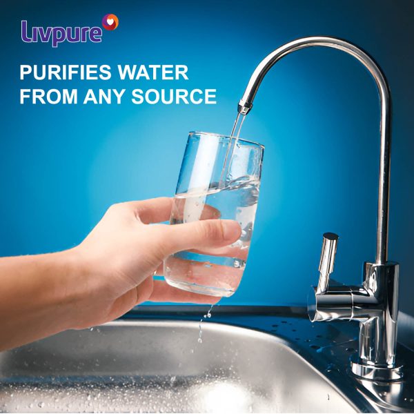 LIVPURE WP UTC NEON (RO+UV+UF+TE) 8Ltr, White