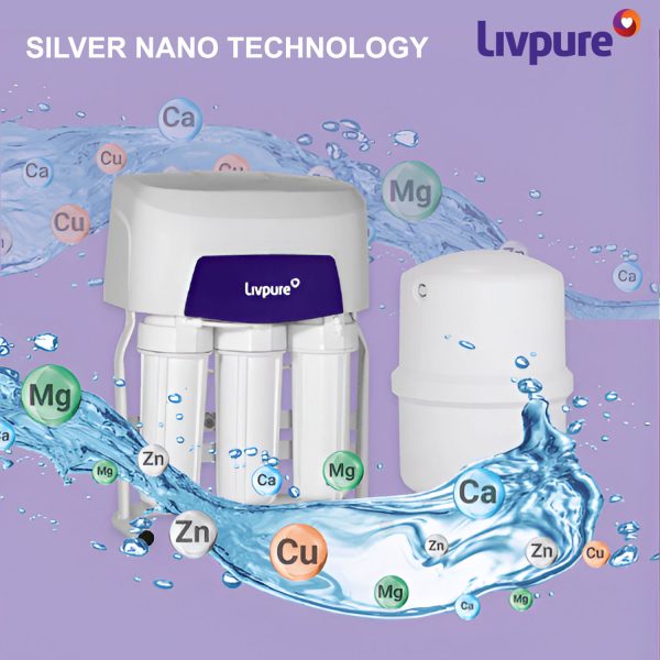 LIVPURE WP UTC NEON (RO+UV+UF+TE) 8Ltr, White