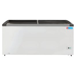 Icemake IGT550, 500 Litre 2 In 1 Convertible Glass Top Deep Freezer With Auto Defrost, White