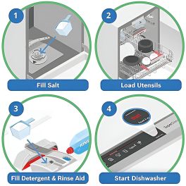Bosch Dishwasher Essential Combo Pack Dishwasher - Detergent, Salt and Rinse Aid