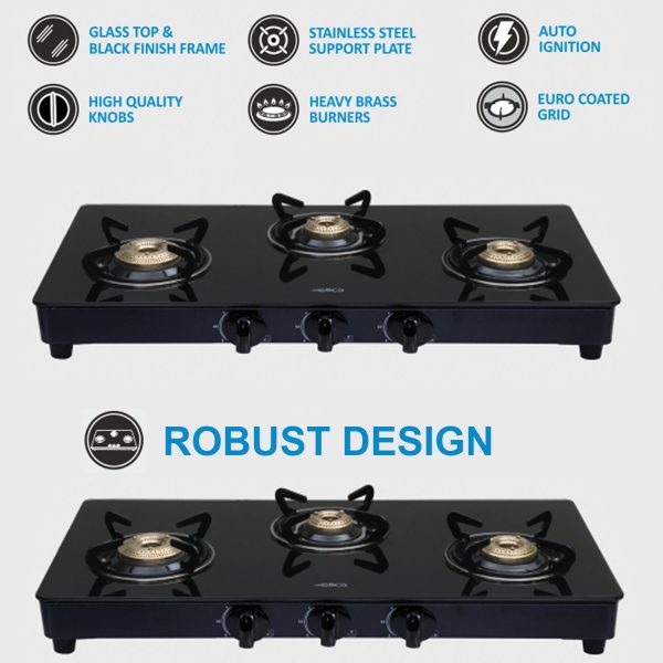 ELICA Cooktop Mat ONYX 773 CT VETRO BK