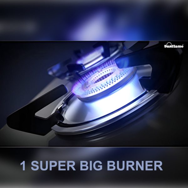 Sunflame, LPG Stove Prime XL SS, 3 Brass Burner