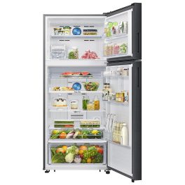 Samsung 530L 5-in-1 Convertible Double Door Refrigerator, Twin Cooling, Wi-Fi Enabled, AI Energy Mode, Digital Inverter Compressor, Black Matt, RT56DG7A6AB1TL
