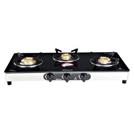 Sunflame, LPG Stove Prime XL SS, 3 Brass Burner