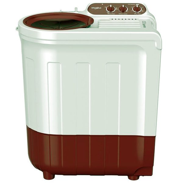 Whirlpool 7.5 Kg 5 Star Ace Supreme Semi-Automatic Top Loading Washing Machine, Fast Drying, Coral Red, ACE 7.5 SUPREME PLUS