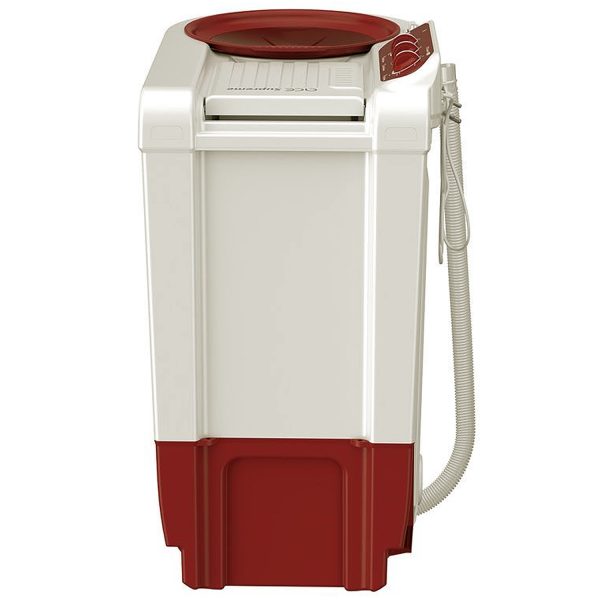 Whirlpool 7.5 Kg 5 Star Ace Supreme Semi-Automatic Top Loading Washing Machine, Fast Drying, Coral Red, ACE 7.5 SUPREME PLUS